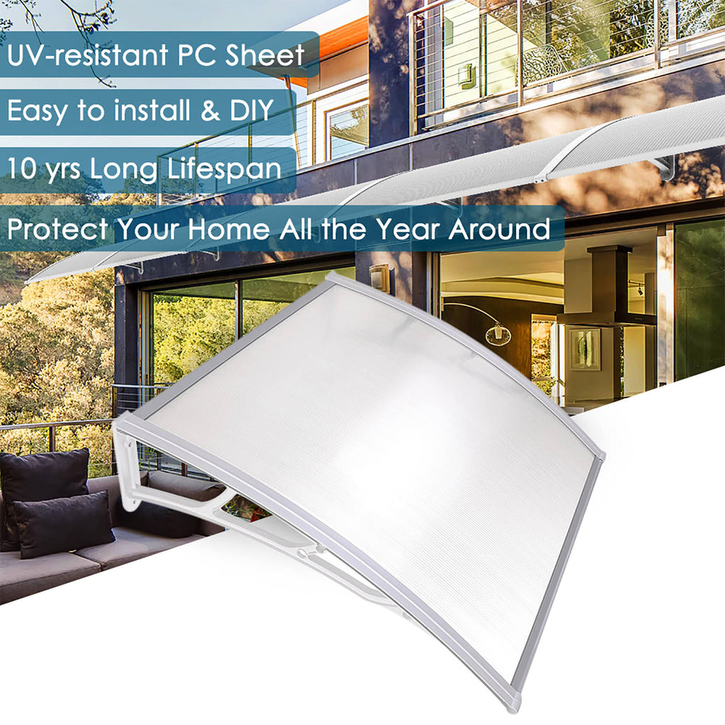39x39x22 Outdoor Door Window Awning Canopy P485559