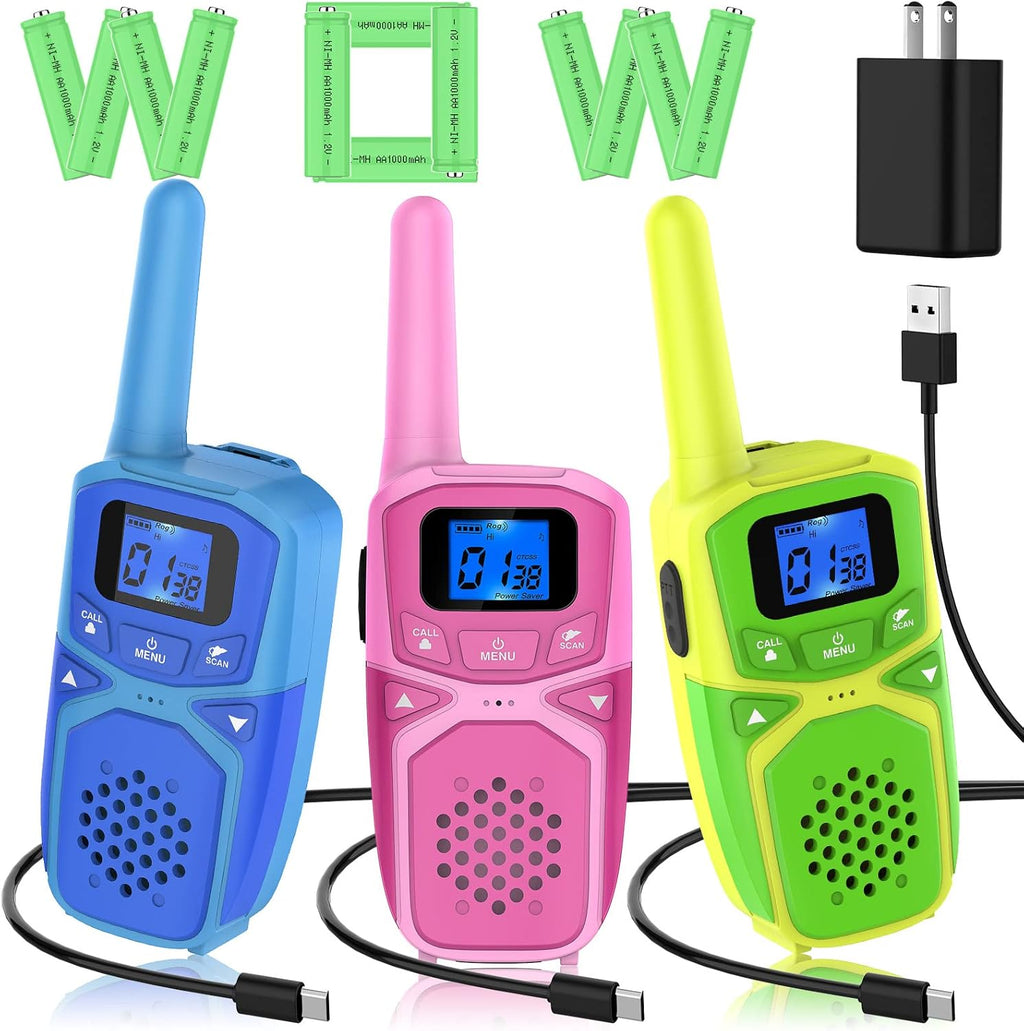 Rechargeable 4 Pack Walkie Talkies I624081