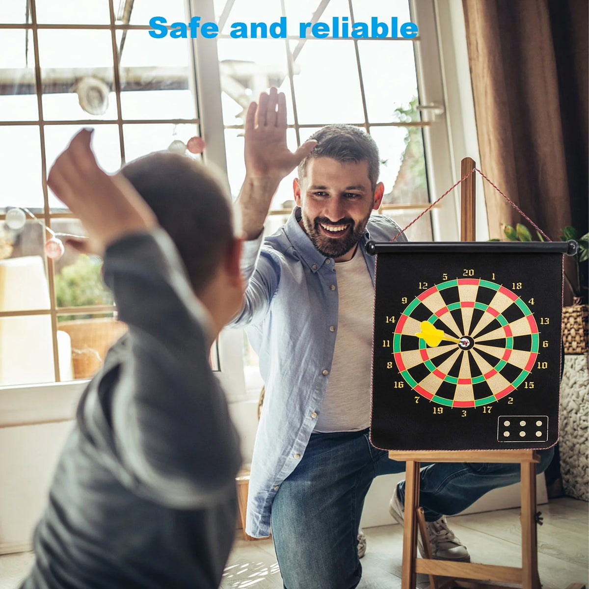 Double-Sided Magnetic Dart Board Game O734
