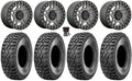 14" Gun Metal Wheels and 30" Tires F3654