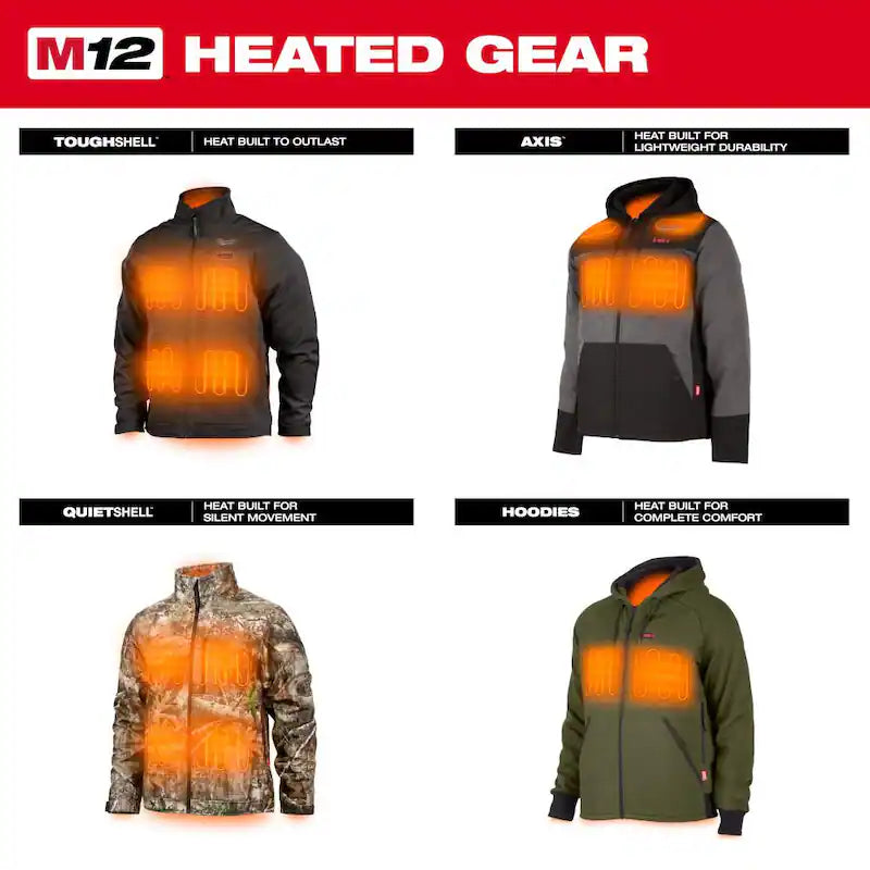 Gray Heated Jacket Hoodie Kit A4322
