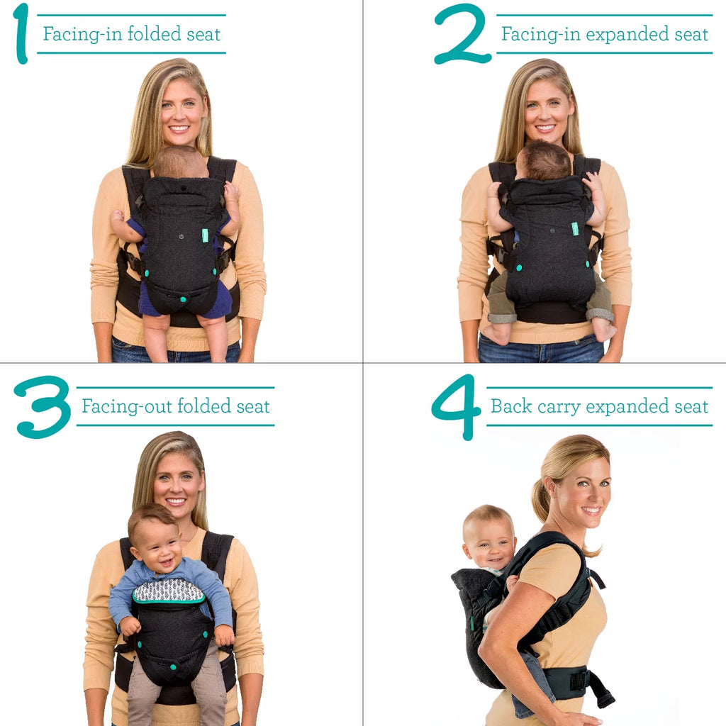 Convertible Baby Carrier 4-Position 8-32lbs Sandy Tan W613529