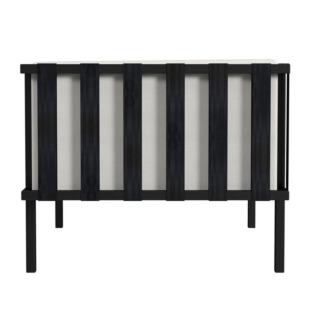 Black and White Outdoor Patio Sofa J567702