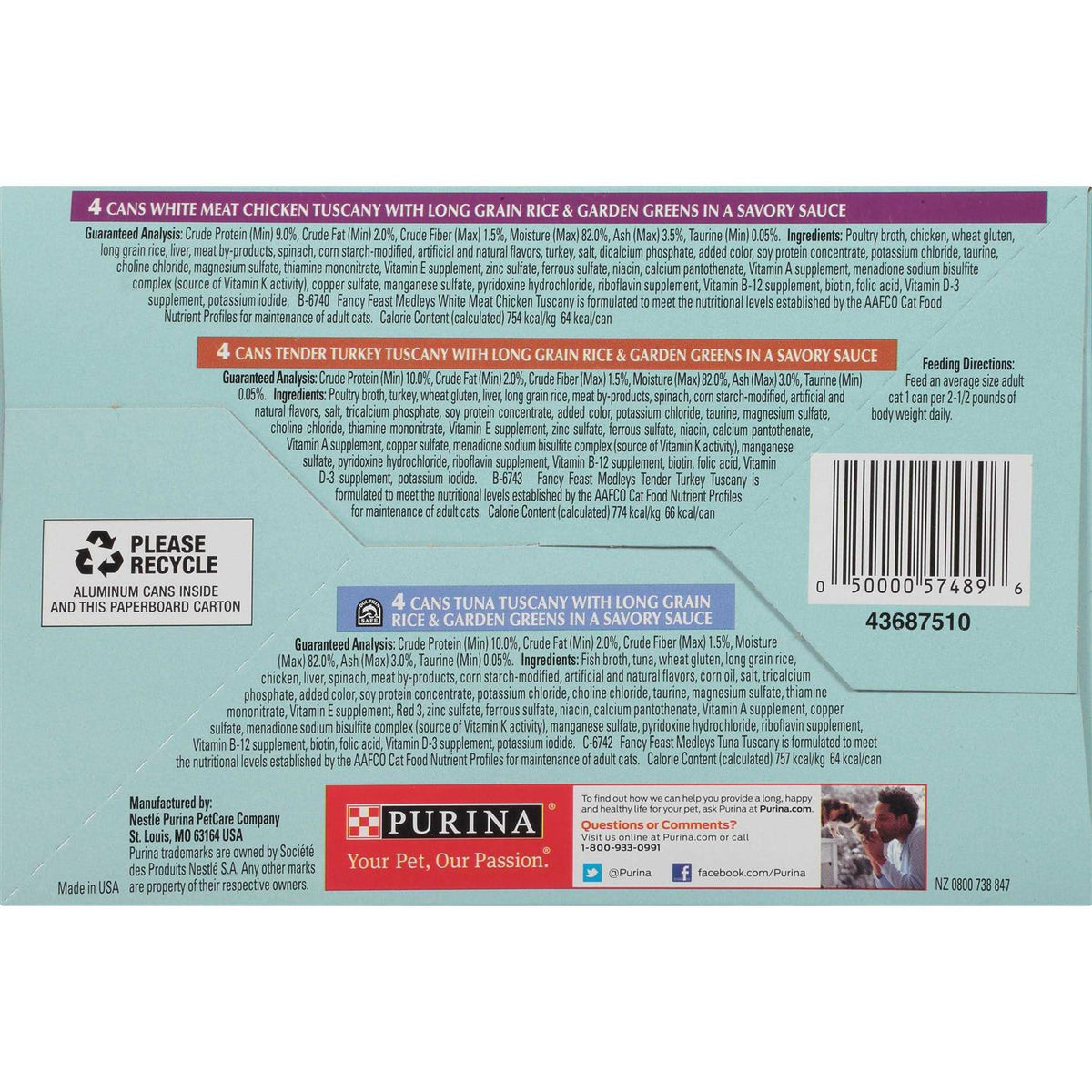 Wet Cat Food Variety Pack J940