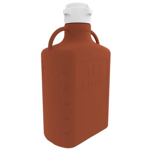 10L Amber HDPE Carboy J1503