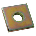 3/8 in. Square Strut Washer Gold Galvanized 50 Pieces D3737