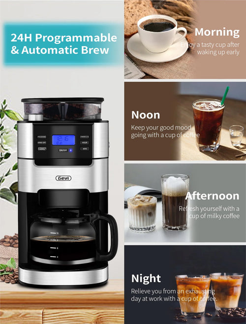 10-Cup Programmable Grind and Brew Coffee Maker X435