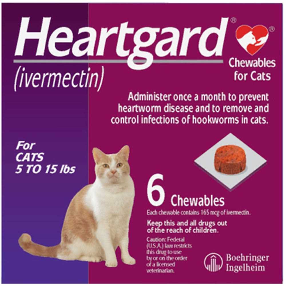 Heartgard Chewables for Cats 5-15 lbs F95307
