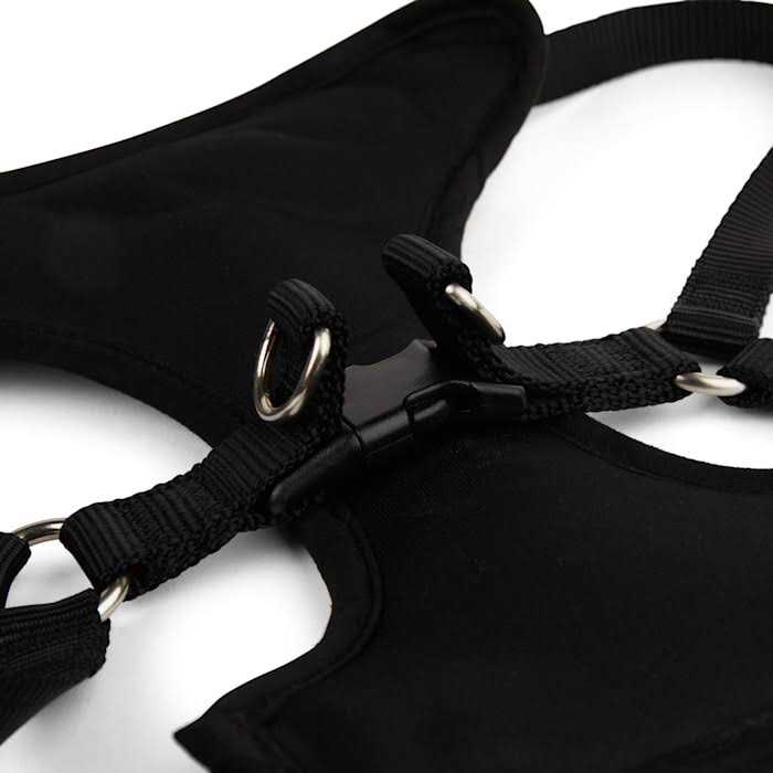 Black Step in Dog Harness C3909