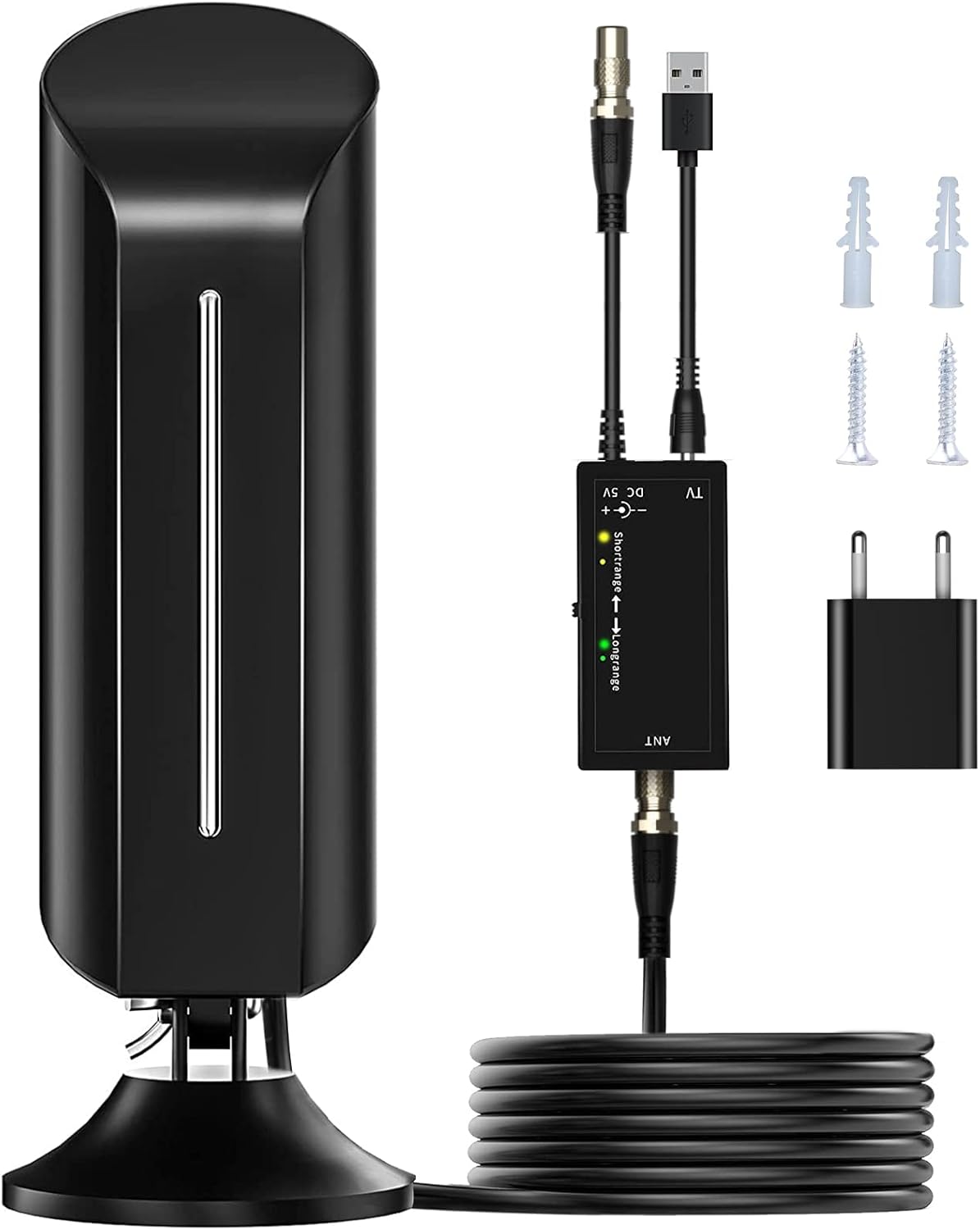 Outdoor HD Digital TV Antenna IPX8 Waterproof 300+ Miles Q2323
