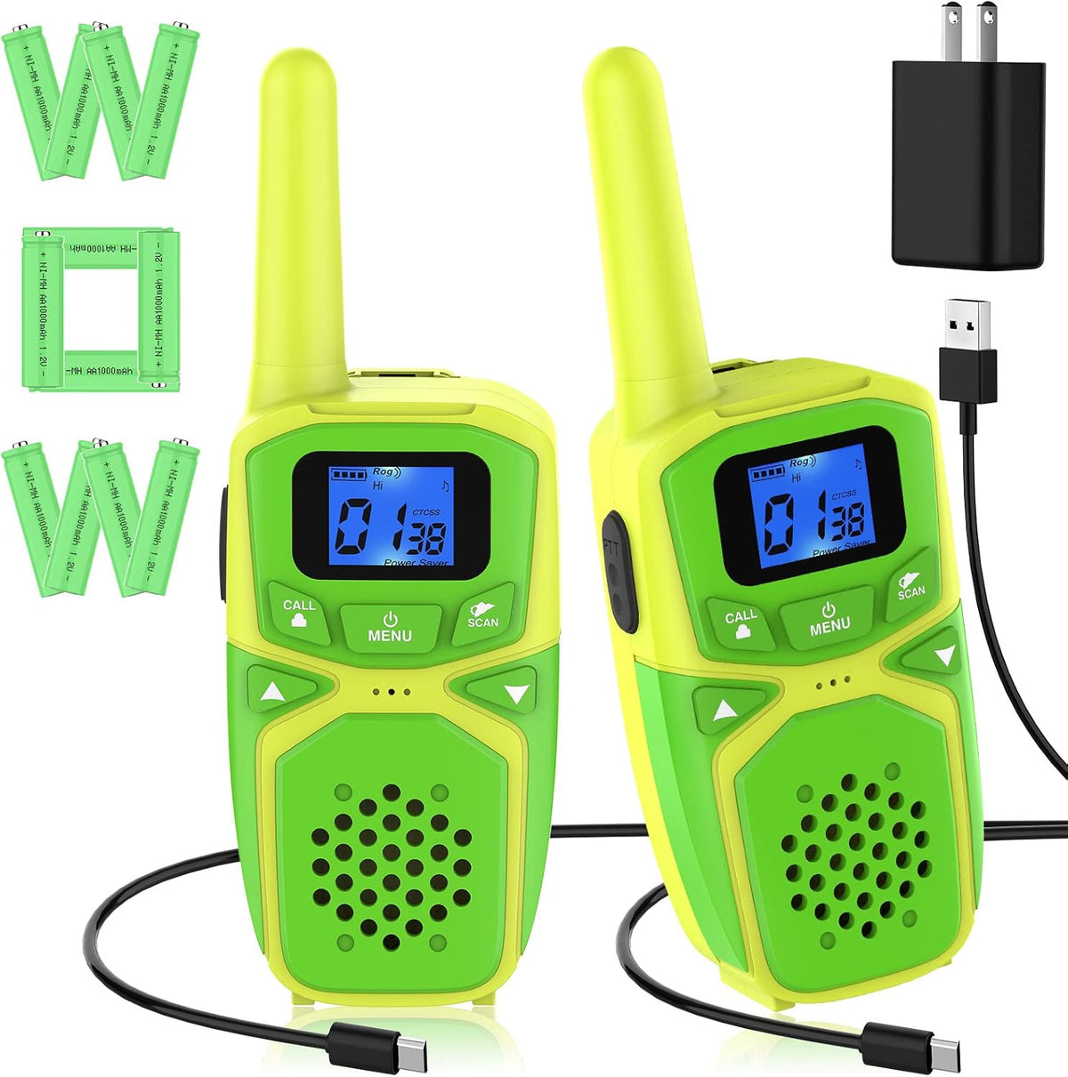 Rechargeable 4 Pack Walkie Talkies I624081