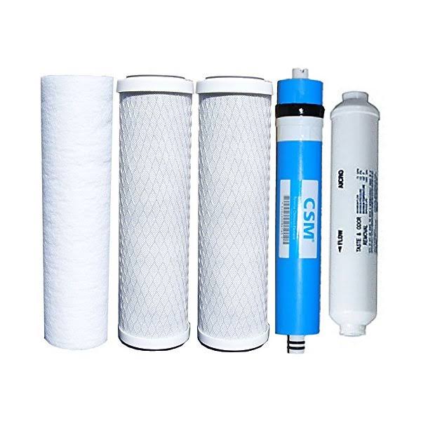 5 Pcs Reverse Osmosis Replacement Filter Set I783893