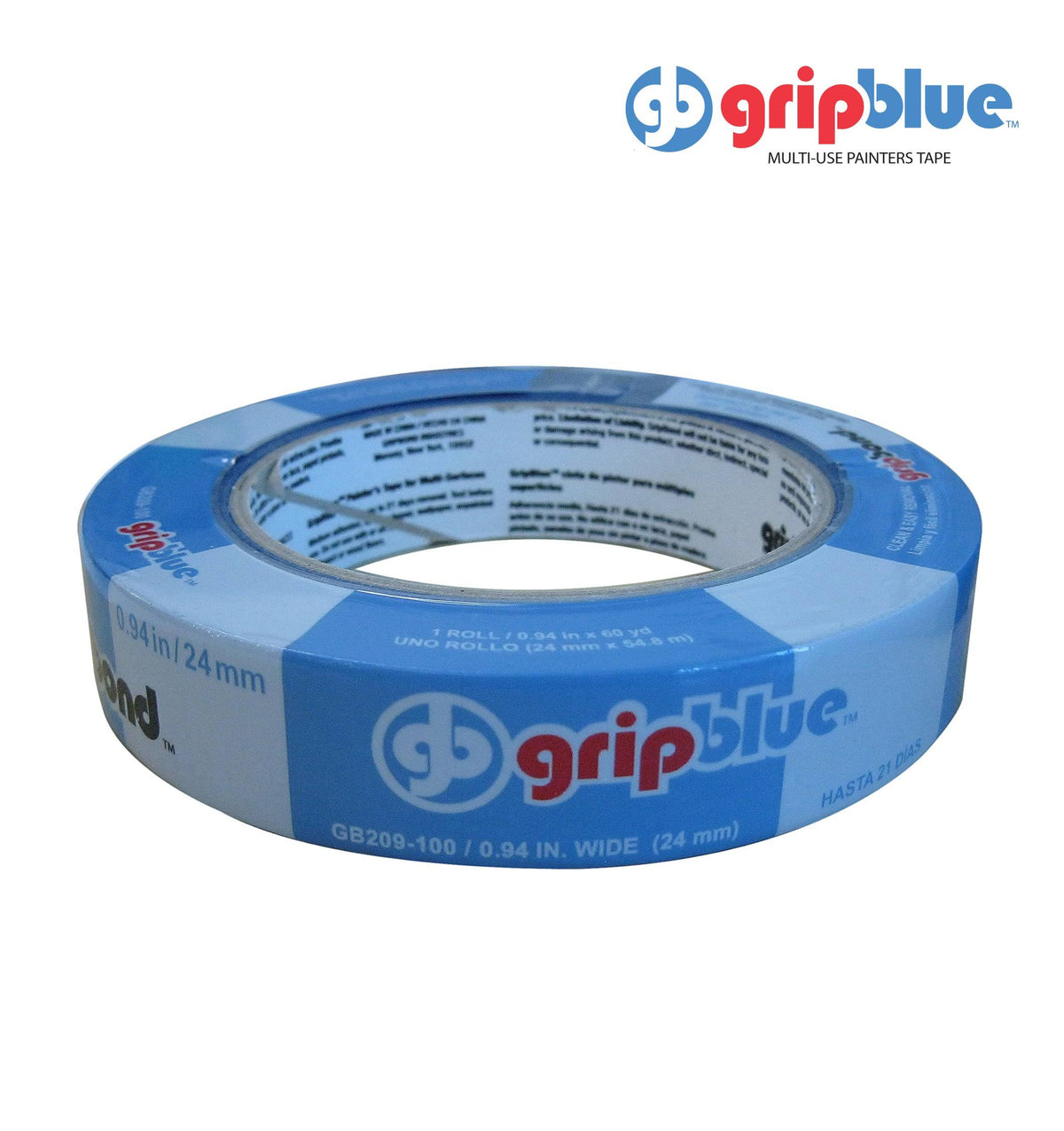 Blue Painters Tape 0.94/24mm x 60 yds Case of 36 Rolls Crepe Paper Masking Tape T450