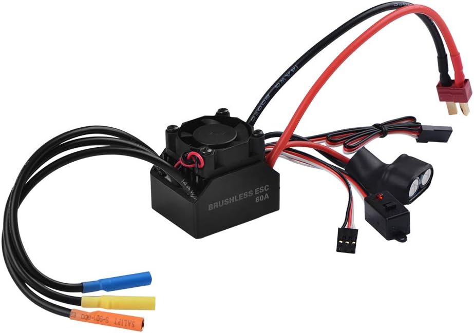 Waterproof 3650 3100KV Sensorless Brushless Motor with 60A Brushless ESC I7010