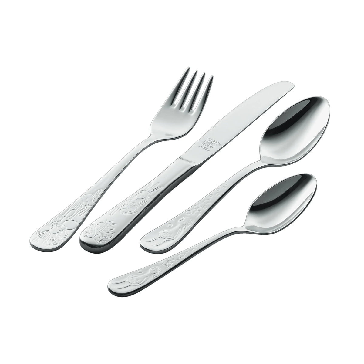 4pc Stainless Steel Flatware Set X220987