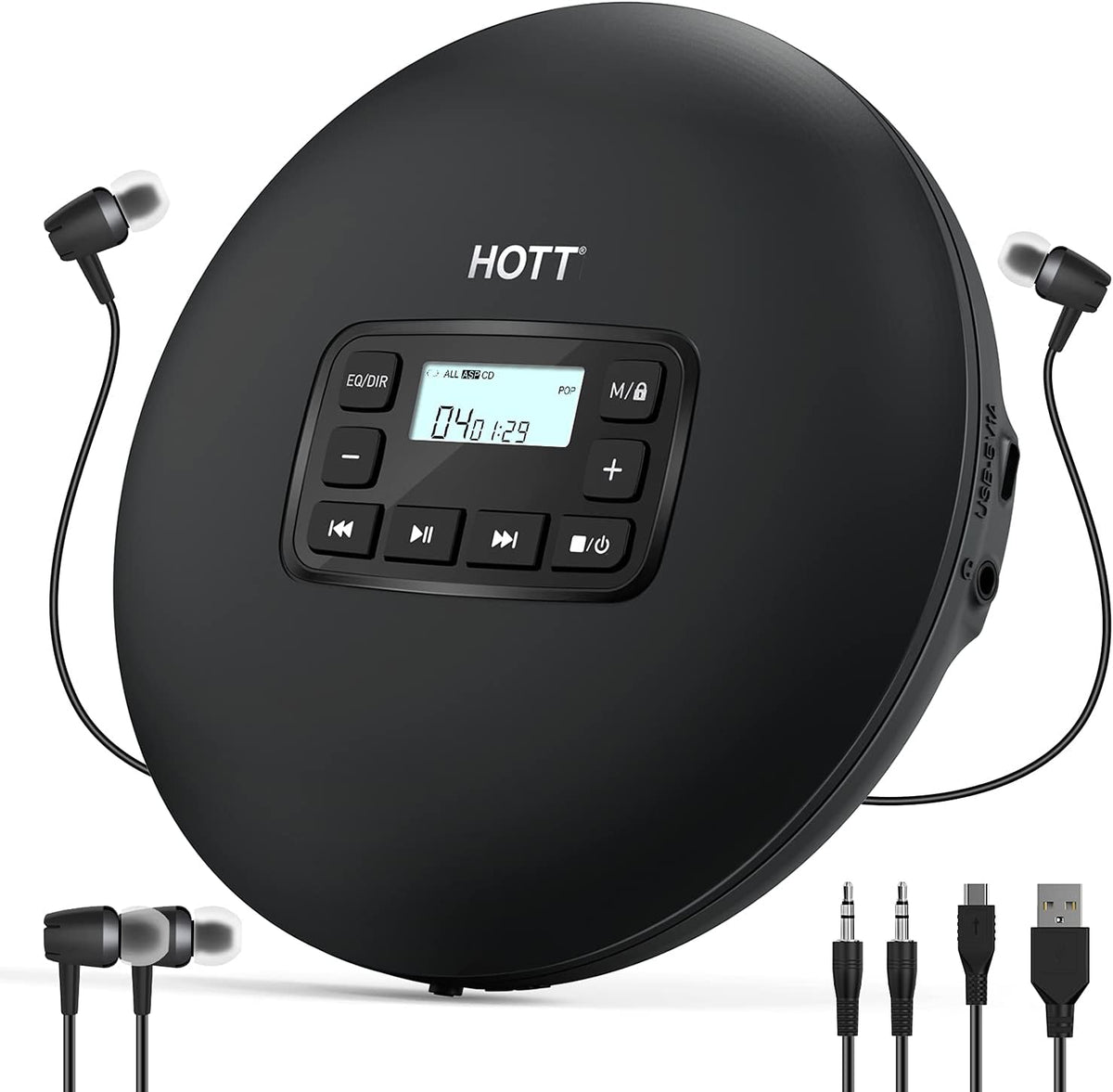 Portable CD Player with Headphones Q364200
