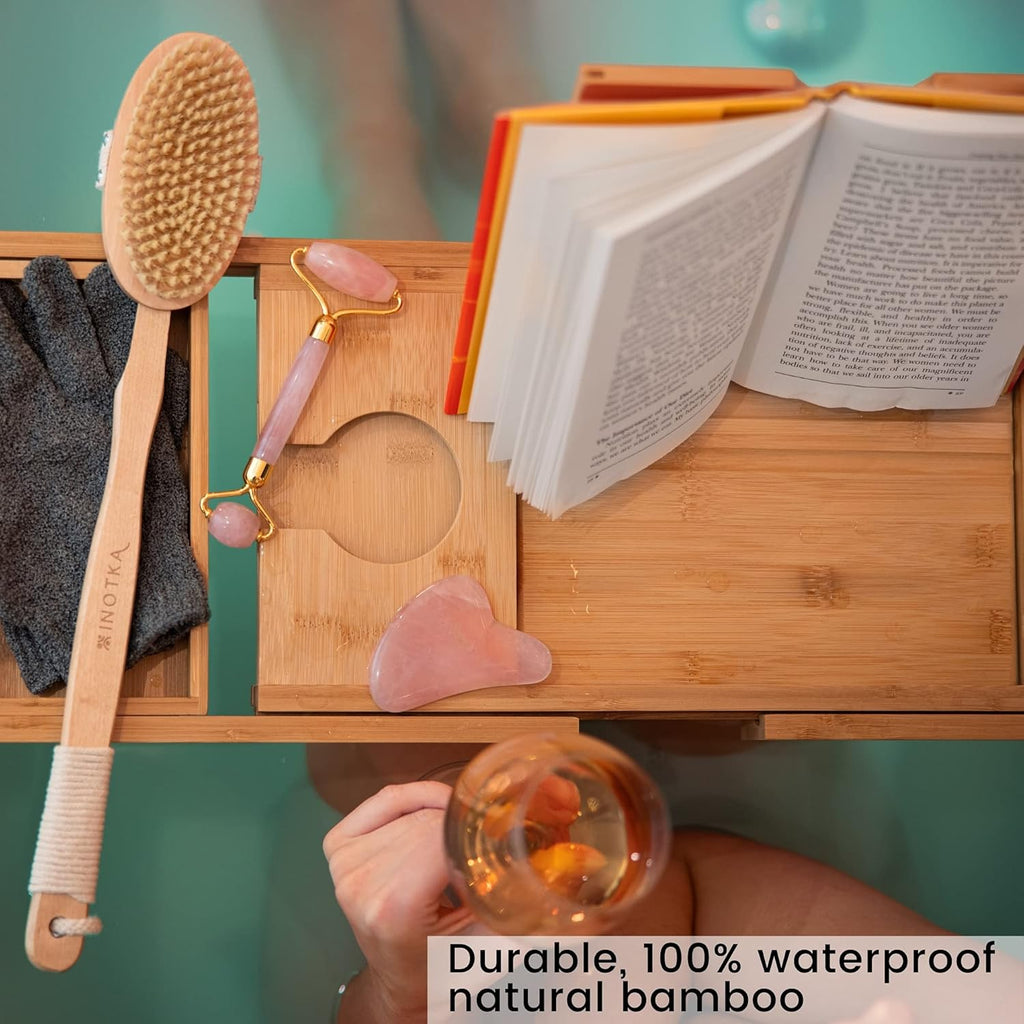 Extendable Bamboo Bathtub Tray B280