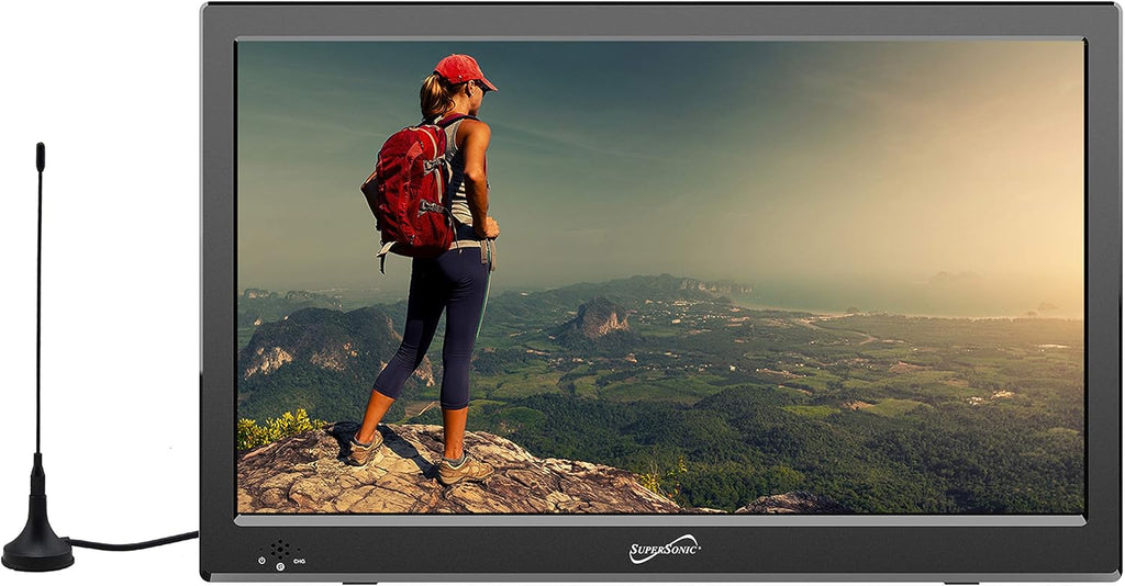 13 Portable Widescreen LED TV with Rechargeable Battery H785355