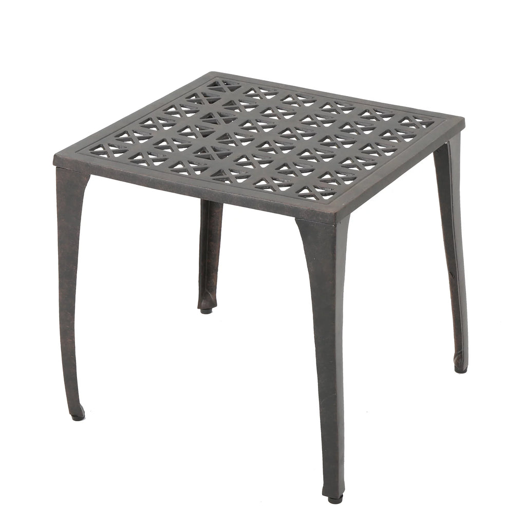 18 Cast Aluminum Side Table G5787