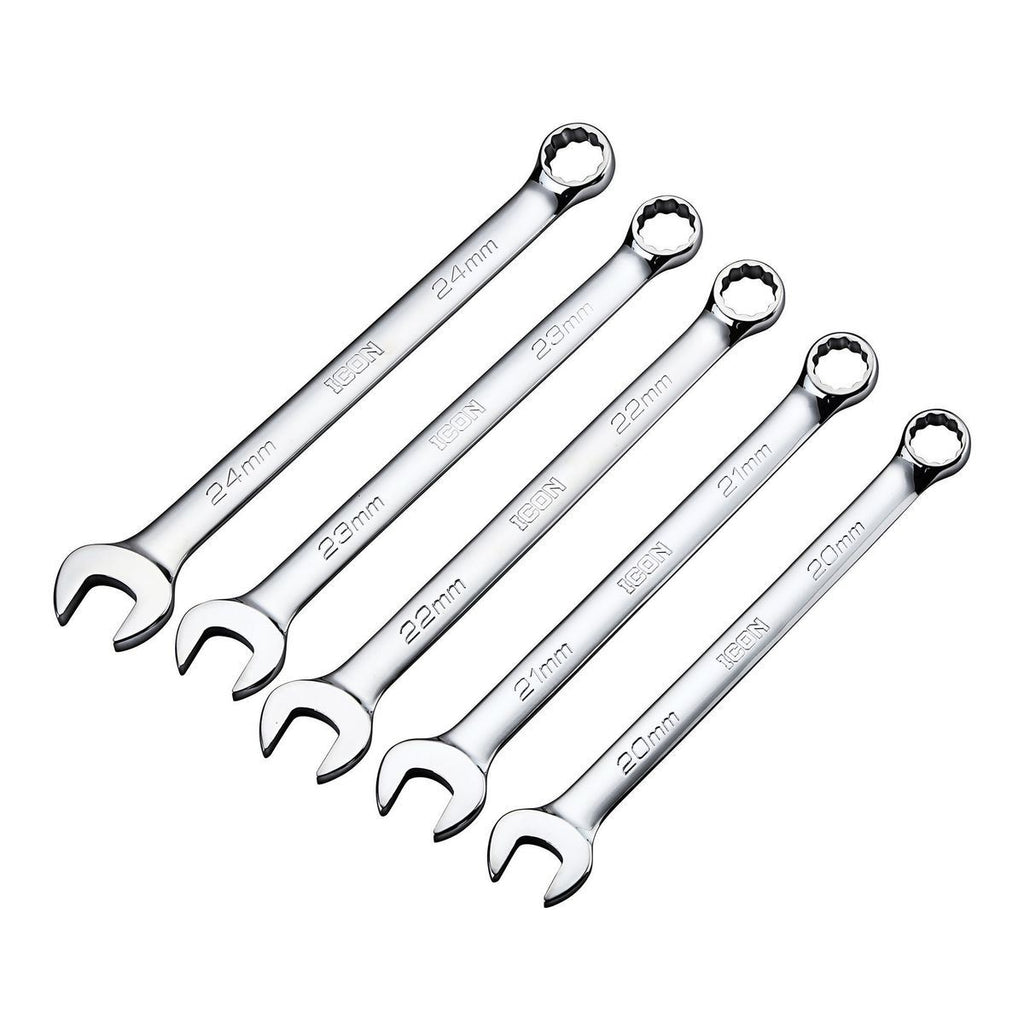 Metric Combination Wrench Set, 5 Piece Y54741