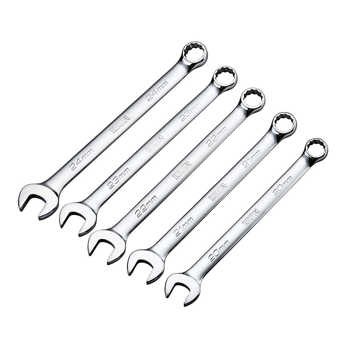 Metric Combination Wrench Set, 5 Piece Y54741