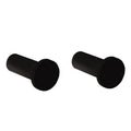 Set of Matte Black Bathroom Hooks A3793