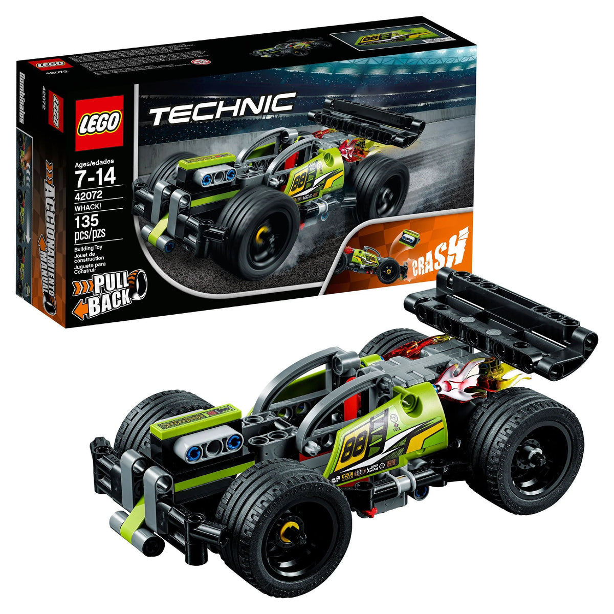 Building Kit with Stunt Car (135 Pieces) K2361