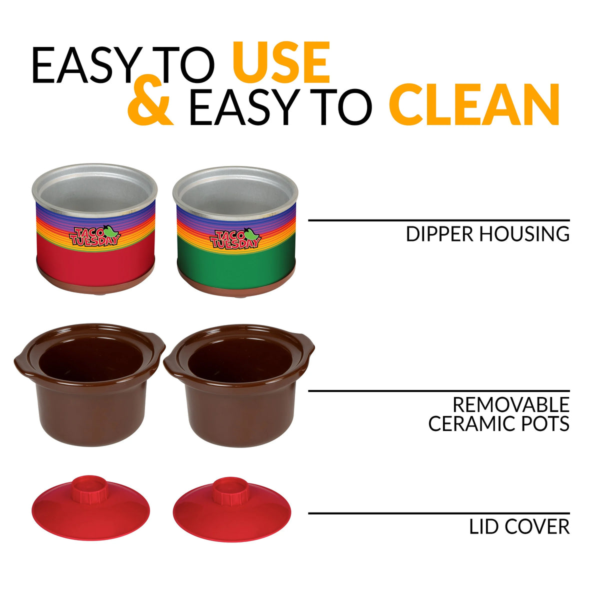 0.65-Quart Mini Dippers C543