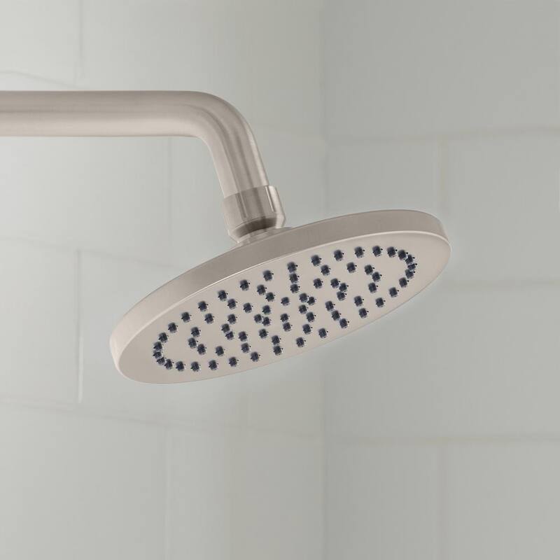 Single-Handle 1-Spray Tub and Shower Faucet 1.8 GPM Brushed Nickel A4198
