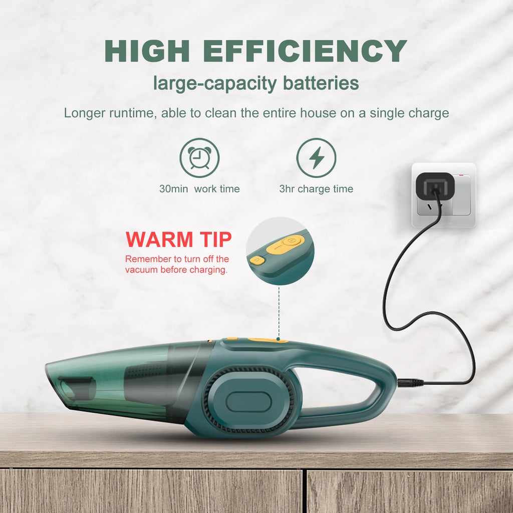 Hand Held Cordless Bagless Wet Dry Car Vacuum Cleaner I3042