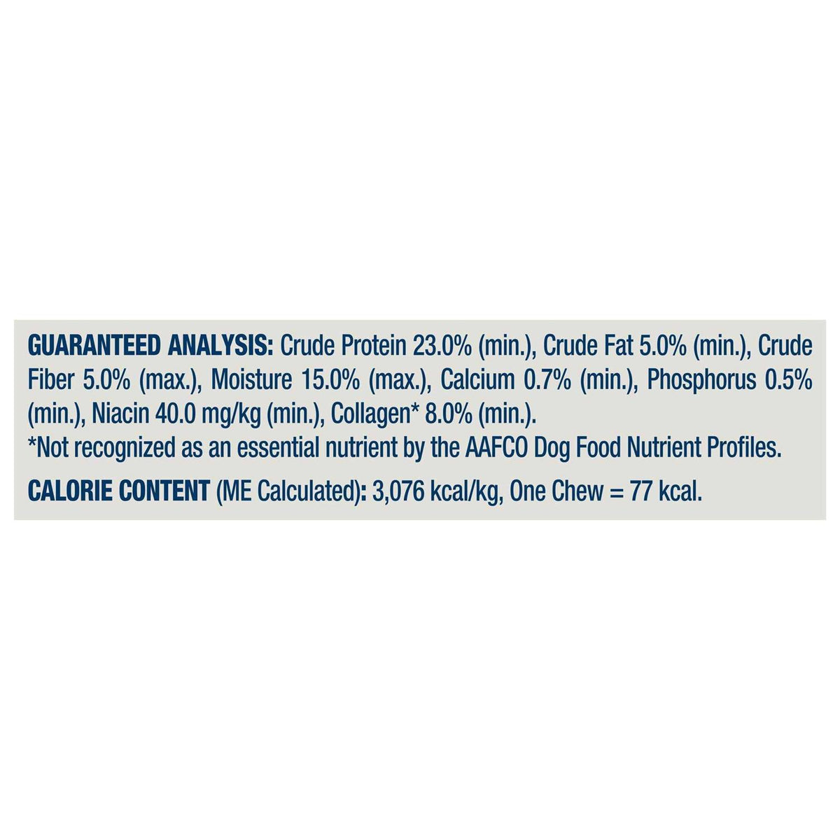 Chicken & Spearmint Dog Dental Chews T9124
