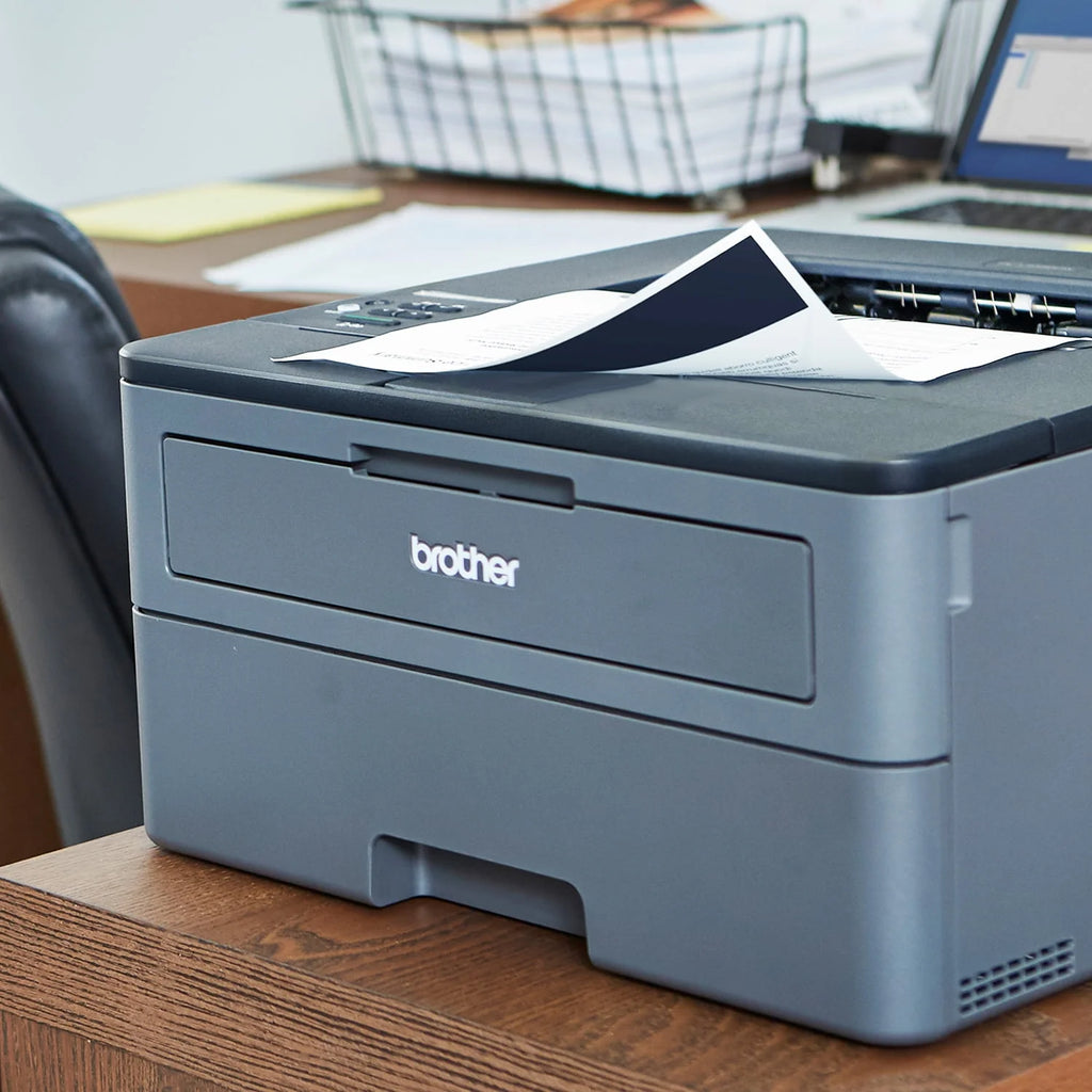 Monochrome Laser Printer with Wireless Networking and Duplex Printing E684734