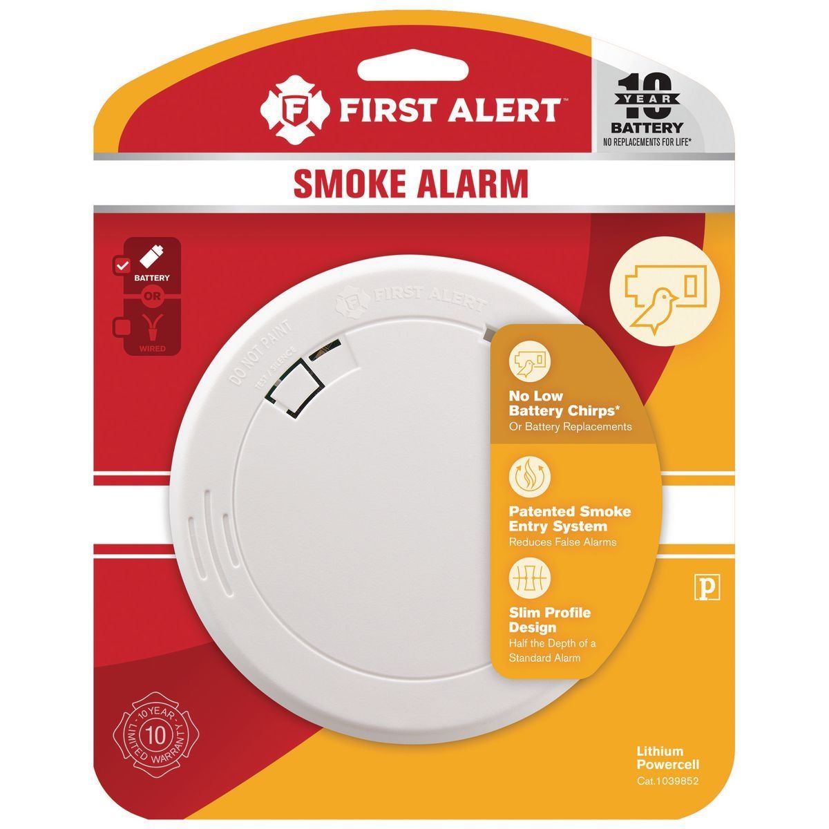 Smoke Alarm with 10-Year Battery B429310