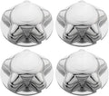 4 Packs 7 Center Cap with 5-Lug Steel Wheel Chrome R393493