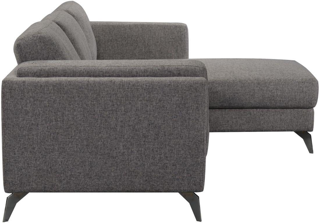 Gray Fabric Sectional Sofa A4087