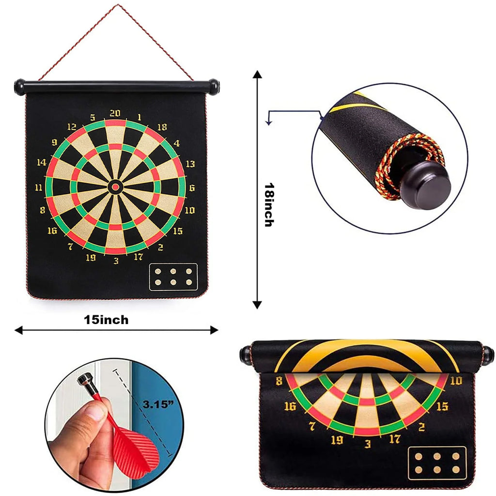 Double-Sided Magnetic Dart Board Game O734