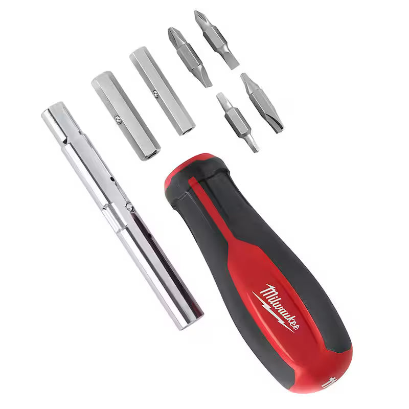 11-in-1 Multi-Tip Screwdriver with Folding Knife E814674