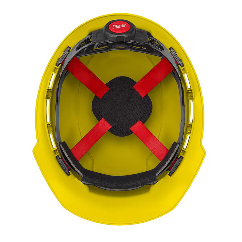 Yellow Type 1 Class C Vented Hard Hat 10-Pack F9075