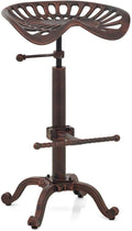 Adjustable Cast Iron Swivel Bar Stool E554