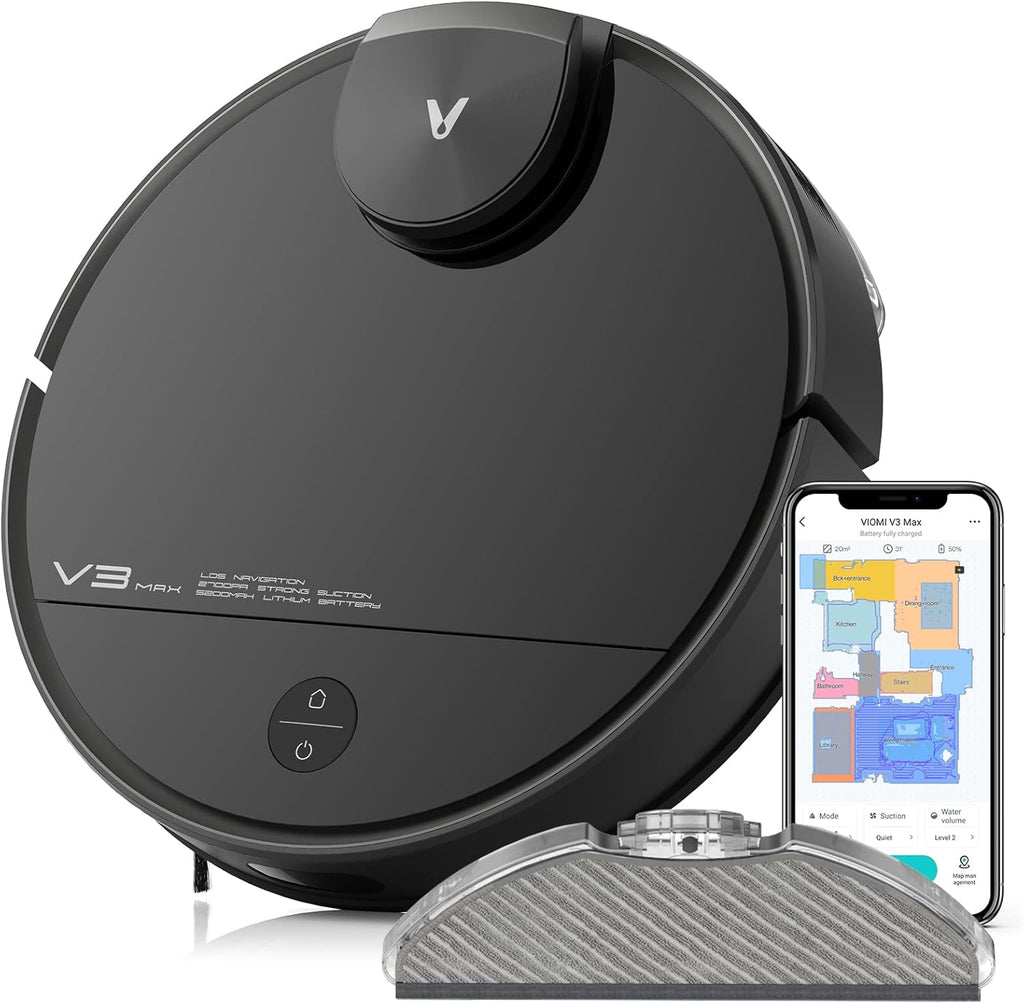 Robot Vacuum and Mop 3 in 1 2700Pa Lidar Navigation J621