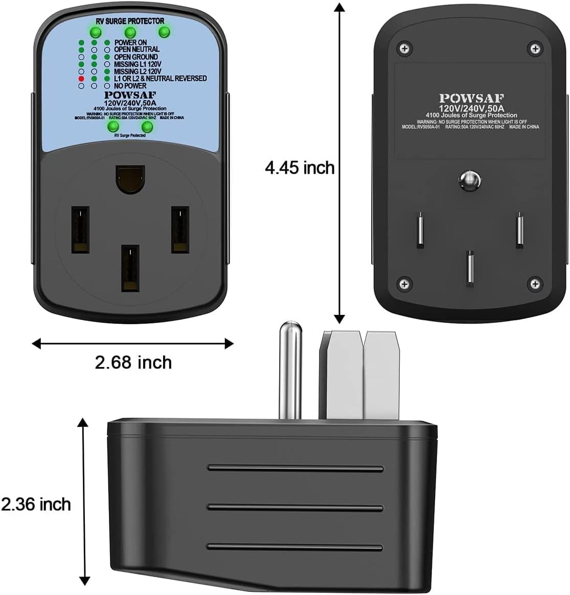 50 Amp RV Surge Protector D4200