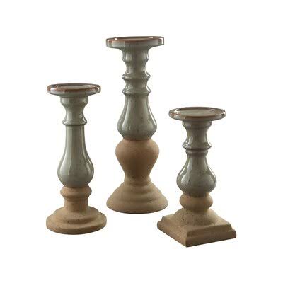 Ceramic Candlestick Set T9593