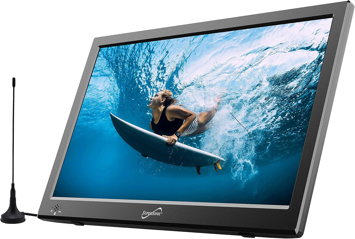 13 Portable Widescreen LED TV with Rechargeable Battery H785355
