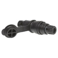 Black 3 Phase 3 Pole 4 Wire Locking Blade Connector F562