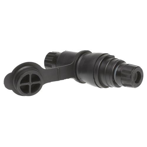 Black 3 Phase 3 Pole 4 Wire Locking Blade Connector F562