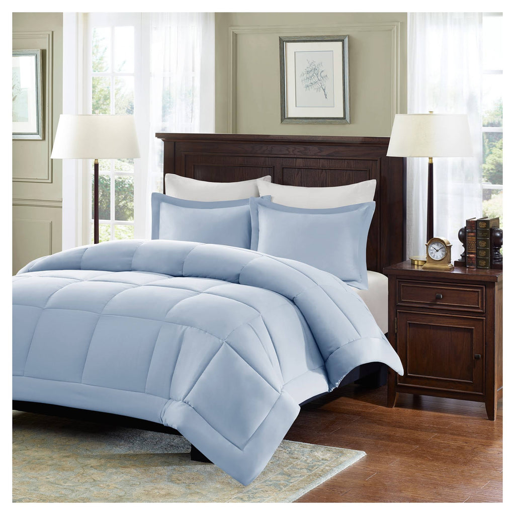 Blue King/Cal King Down Alternative Comforter Mini Set F752