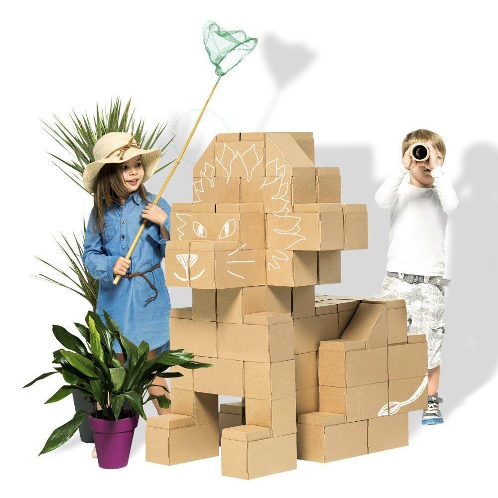Giant Cardboard Building Blocks 60 Blocks Y506884