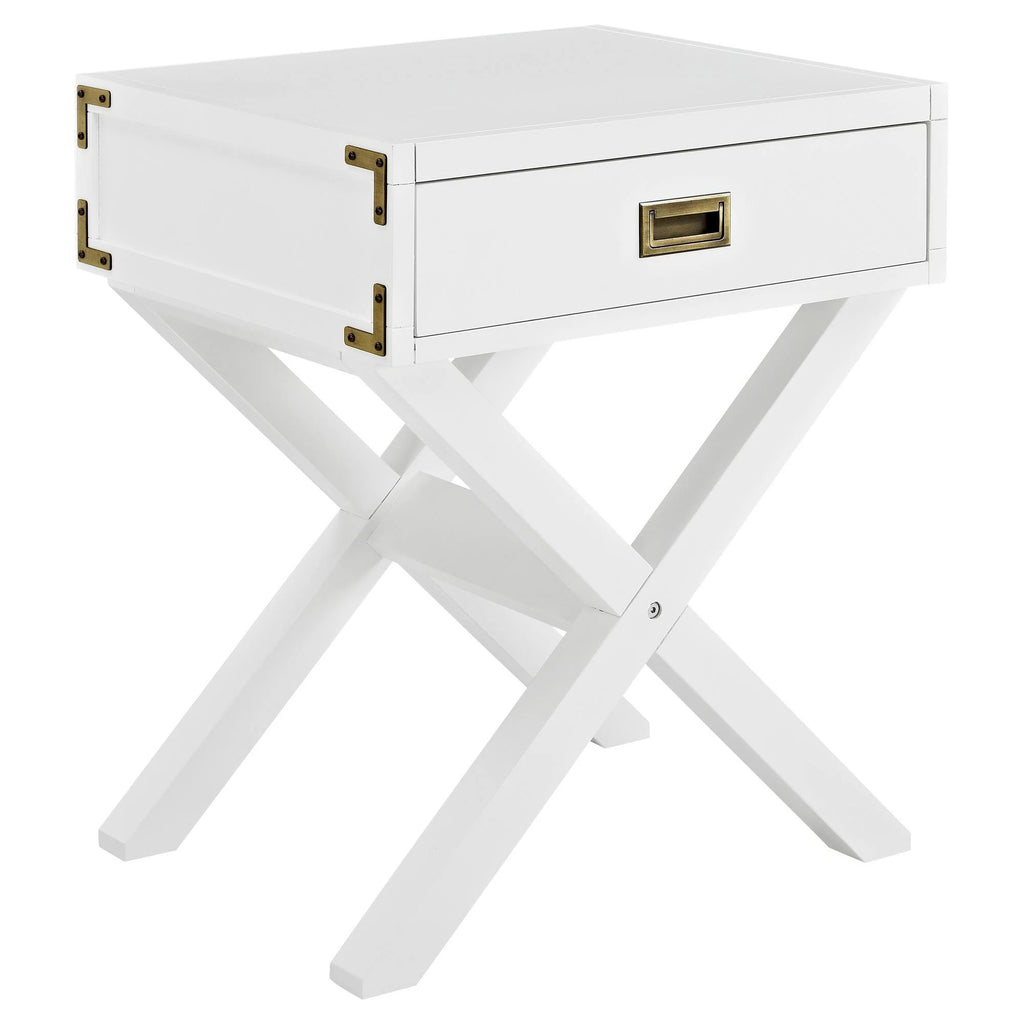 White Nightstand Q62517