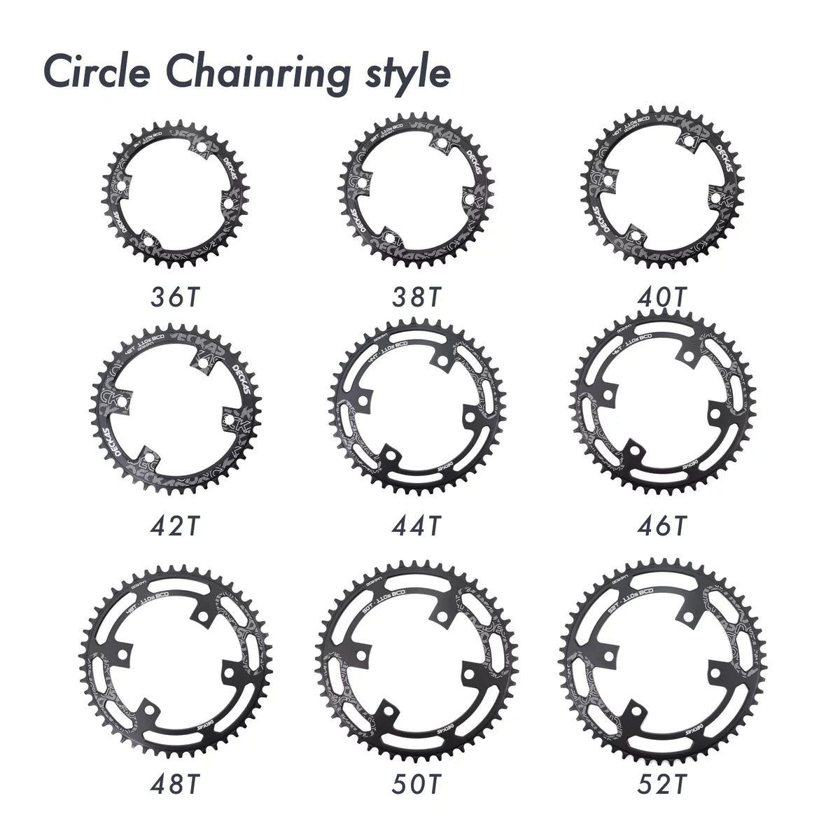 110bcd 7 8 9 10 11 12 Speed Road Bike Chainring X9692
