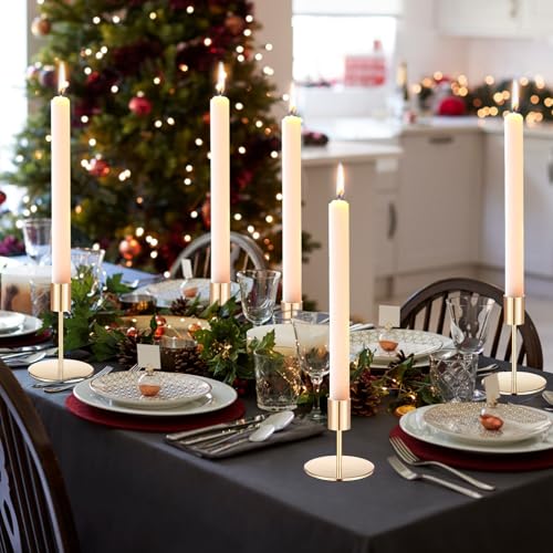36 Pcs Matte Black Metal Candle Holders P637